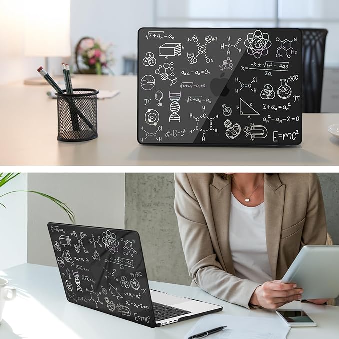 Fintie Case for MacBook Air 13.6 Inch A3113 A2681 (2022 2023 2024 Release) - Snap On Hard Shell Cover for MacBook Air 13.6" M2 M3 Chip with Liquid Retina Display and Touch ID (Formula)