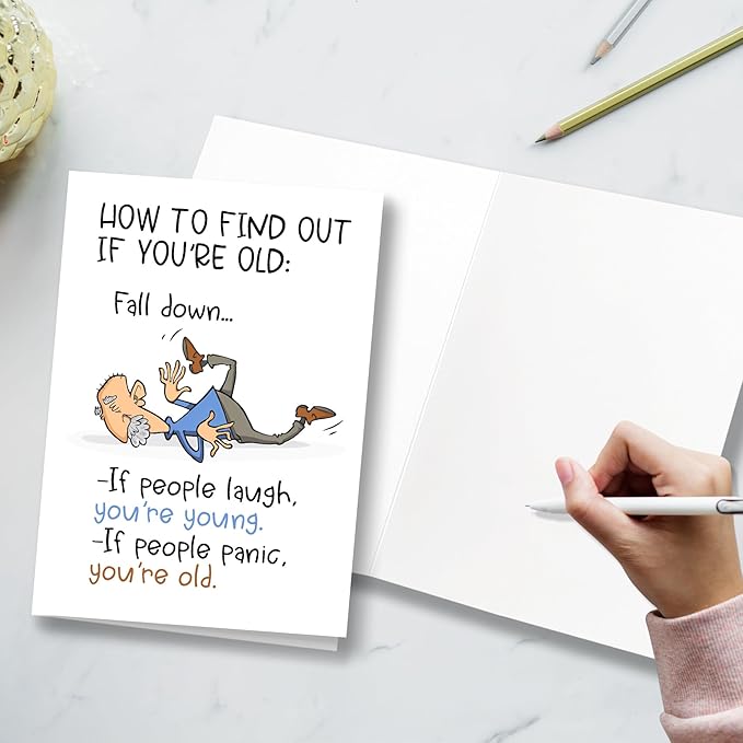 Funny Birthday Card for Grandpa Dad Him, Getting Older Birthday Card For Husband, Humorous Gift Card for Old Age, Old Age Birthday Card, Funny Getting Older Birthday Card for Friends