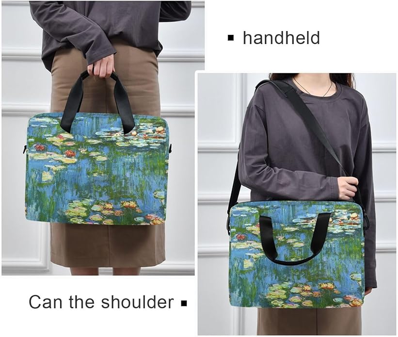 WIHVE Laptop Shoulder Bag 15 14 13inch Laptop Case Bag for Women Men