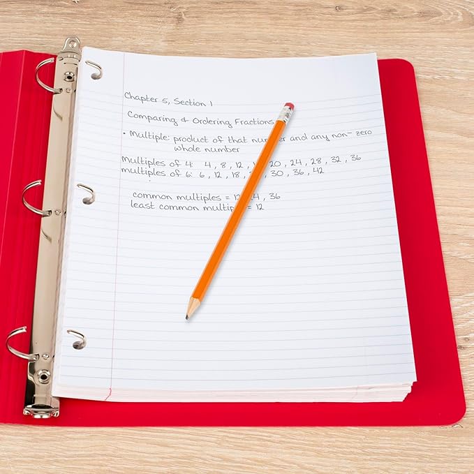 Mead Loose Leaf Paper, Filler Paper, College Ruled, 400 Sheets, 11" x 8-1/2", 3 Hole Punched, 1 Pack (170046-ECM)