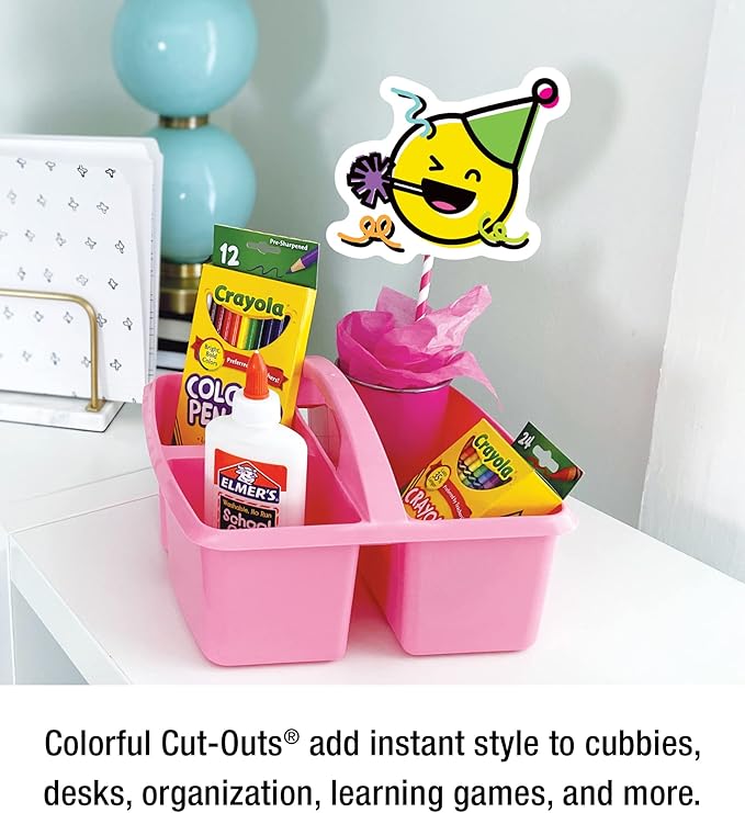 Carson Dellosa 150 Piece Colorful Birthday Bulletin Board Cutouts, Birthday Bulletin Board Decorations, White Board, and Door Decorations, Colorful Birthday Classroom Décor