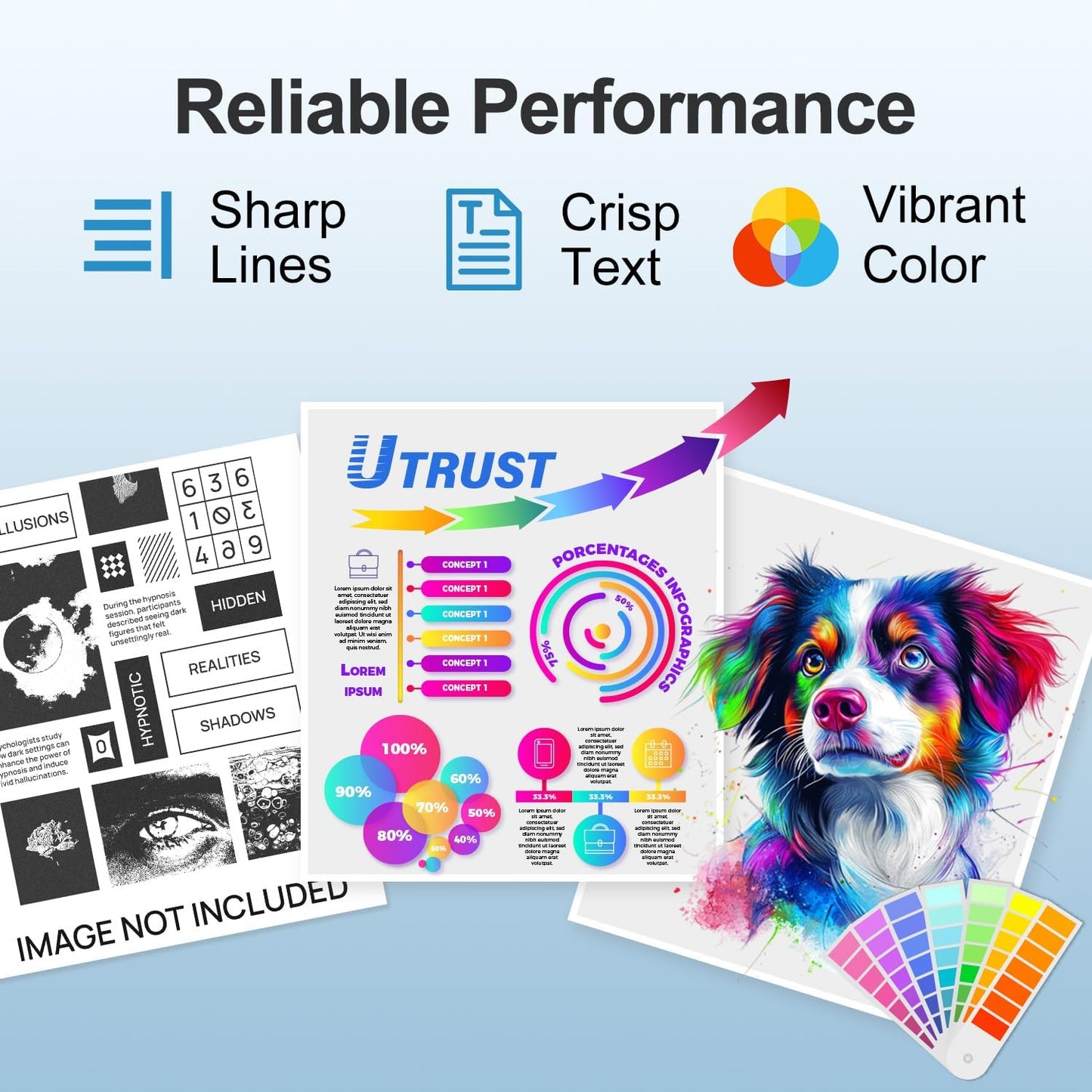 TN433 Toner Cartridge Replacement for Brother TN 433 TN-431 MFC-L8900CDW MFC-L8610CDW HL-L8360CDW HL-L8260CDW Printer Toner (TN433BK TN433C TN433M TN433Y, 4-Pack)