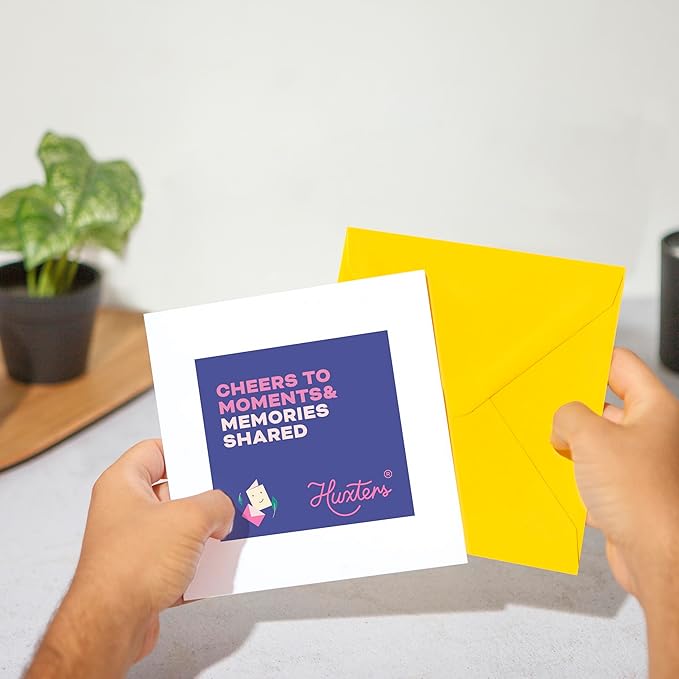 Huxters Birthday Card from the Dog – Bichon Frise - Happy Birthday to Dog Mum and Dog Dad – Birthday Card from the Dog to Friends Family First Birthday (Bichon Frise)