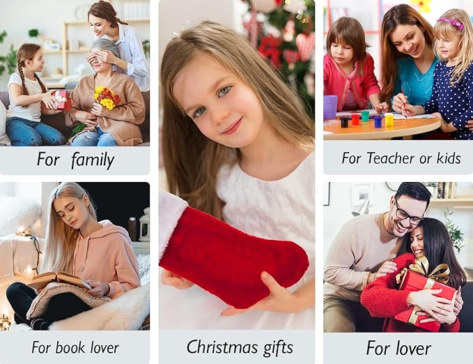 Aromoty 4 Pieces Metal Bookmarks with Pendant, Unique Cute Flower Butterfly Garden Themd Aesthetic Hollow Book Markers, Christmas Gifts for Women Reading Girls Teacher Readers Book Lover Accessories