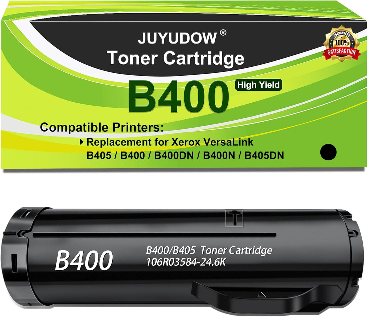 B400 Toner Versalink B400/B405 Toner B400/B405 Toner Cartridge Compatible for Xerox Part#: 106R03584 (24,600 Pages) Replacement for Versalink B405 B405DN B400 B400N B400DN(1 Pack)