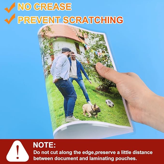 CAREGY Thermal Laminating Pouches, 1200 Pack Laminating Sheets, 3 Mil, 9 x 11.5 Inches Lamination Sheet Paper for Laminator, Clear, Letter Size, Office and School Supplies