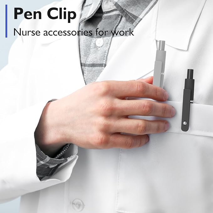 Easter Basket Stuff, Easter Gifts for Mens/Husband/Grandpa/Friends, 6PCS Elegant Black Gel Pens, Cool Construction Accessories for Dad Boyfriend, Birthday Gifts for Men/Him (6PCS Elegant Black)