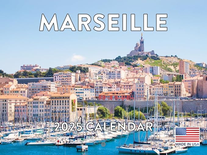 Marseille France Calendar 2025 Monthly Wall