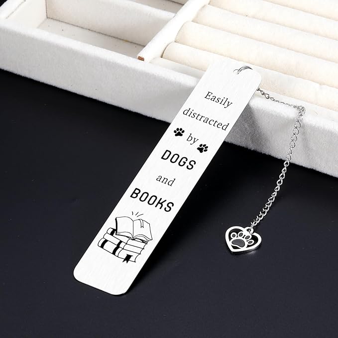 Funny Dog Bookmark for Reading Women Dog Lover Gifts, Book Lover Gifts for Female Friends Cute Bookmark Gifts for Dog Mom Owner Christmas Stocking Stuffers for Women Men Reading Supplies for Women Her