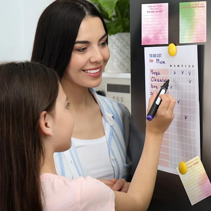 Funny Notepads with Sayings Sticky Funny Office Supplies to Do List Sarcastic Work Assorted Notepad for Workers, 12 Designs, 3 x 3.93 Inch(Watercolor Style)