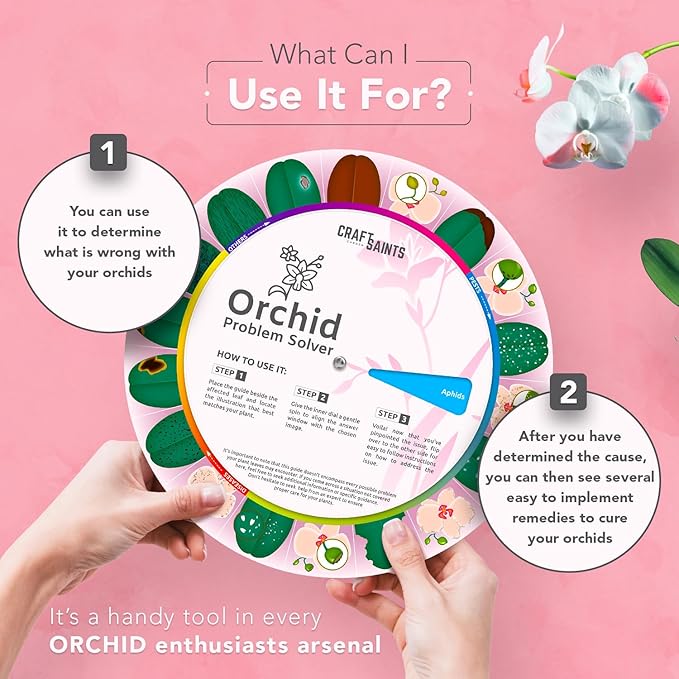 Garden Planner for Orchid Problems, Identify & Resolve 18 Common Problems, Portable Homestead Farmers Almanac, Orchid Plant Disease Troubleshooter, Essential Accessories for Gardeners