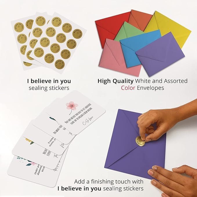 Dessie 60 Motivational Encouragement "You Can Do This" Cards