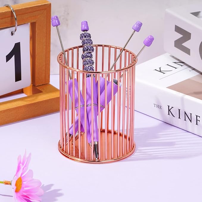 jiebor 30Pcs Purple Beadable Pens Plastic Bead Pen Black Ink Ballpoint Pens Diy Pens Cute Cool Pens for Students Teacher Bridal Graduation Gift Office School Supplies