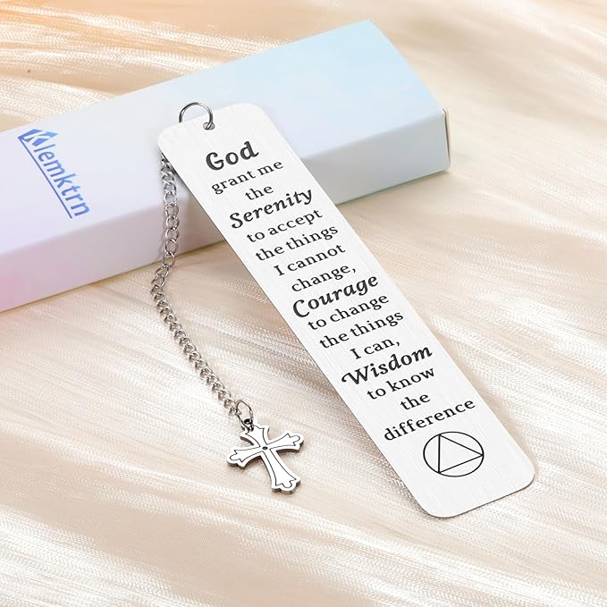 Sobriety Gifts for Women Men Christmas Stocking Stuffers for Women Serenity Prayer Gifts Christian Gifts Faith Religious Gifts Inspirational Gifts for Women Pastor Appreciation Gifts Catholic Gifts