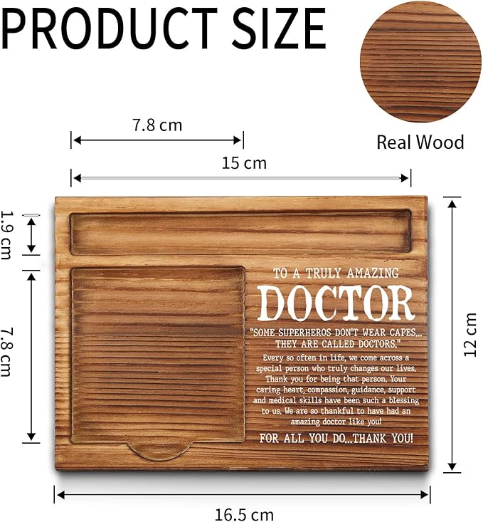 Doctor Sticky Note Holder, Thank You Doctor Gifts, Doctor Appreciation Gifts, Doctor Office Desk Self-Stick Note Pad Holders GSH344