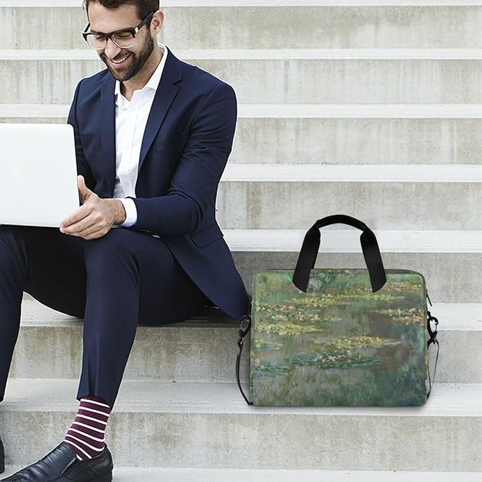 WIHVE Laptop Shoulder Bag 15 14 13inch Laptop Case Bag for Women Men