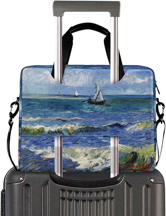 WIHVE Laptop Shoulder Bag 15 14 13inch Laptop Case Bag for Women Men