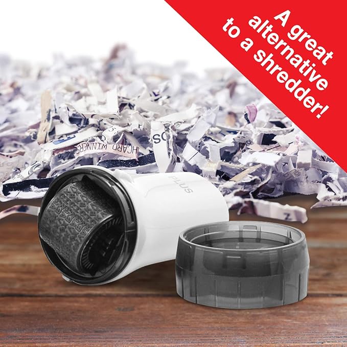 Identity Theft Prevention Security Stamp Wide Roller Security Stamp Kits (White)