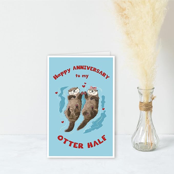 Anniversary Card Gift for Wife, Husband,Boyfriend or Girlfriend,Romantic Anniversary Card for Men Women,Wedding Anniversary Cards for Him Her,Love Card for Couple