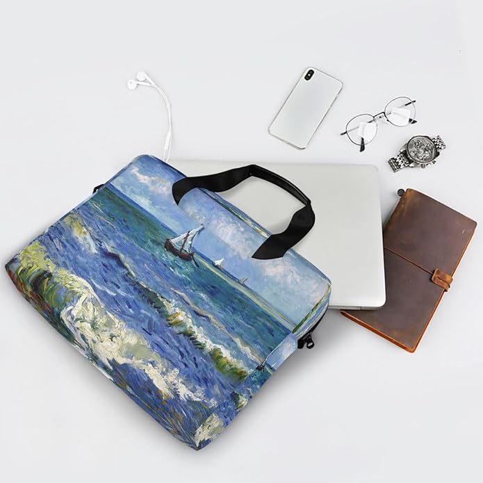 WIHVE Laptop Shoulder Bag 15 14 13inch Laptop Case Bag for Women Men