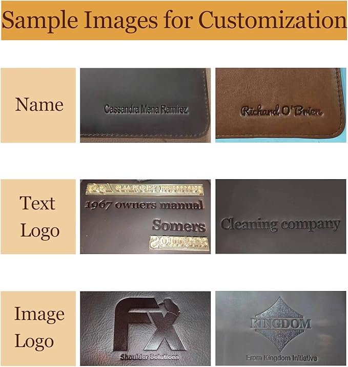 Personalized Genuine Leather Portfolio Binder, Zippered Padfolio for Men Women, Business Folio with 8.5” x 11” Notebook Holder and 13” Laptop Sleeve, Professional Folder, Dark Brown, Oil Tanned