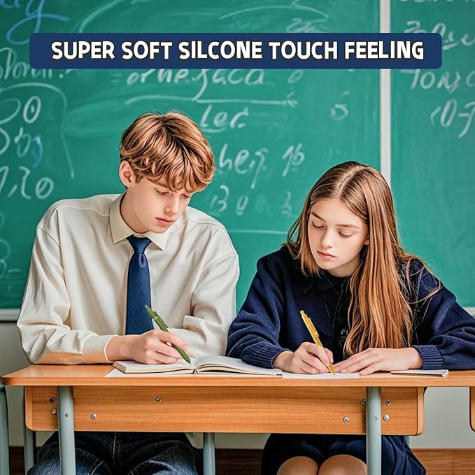 UIXJODO 6 Pcs Gel Pens 0.5mm Quick Dry Black Ink Pens Fine Point Smooth Writing Pens, Cute Office and School Supplies Gifts for Women Teacher Students (6 Pcs Vintage Gold)