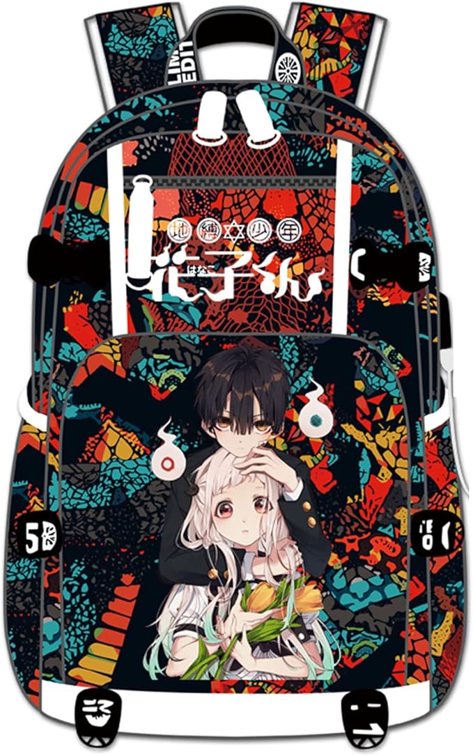 ISaikoy Anime Toilet Bound Hanako kun Backpack Satchel Bookbag Daypack School Bag Laptop Shoulder Bag Style15