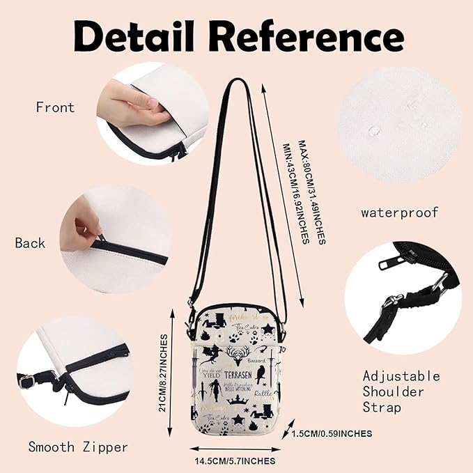 MNIGIU T-OG Inspired Gift T-O-G Fans Book Sleeve T-OG Merch S-JM Gift T-OG Bookish (T-O-G BS) (HelloCrossbody)