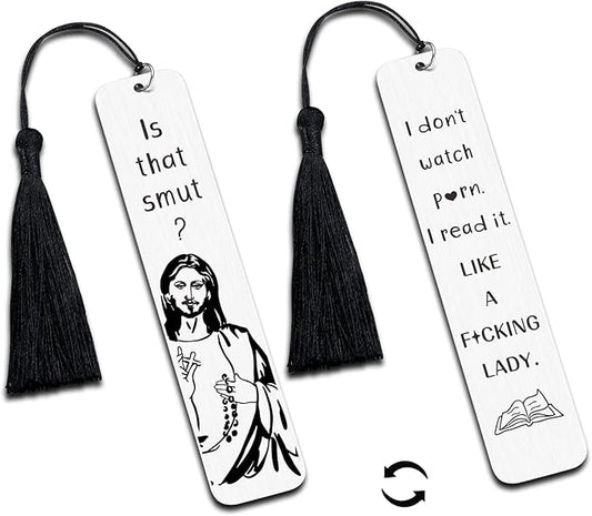 is That Smutt Jesus Bookmark,Dirty Santa Gifts,Smutty Bookmarks for Women Spicy,Women Gifts for Christmas,Stocking Stuffers for Women Adult Men,Smut Bookmarks,Gifts for Readers Book Lovers Women