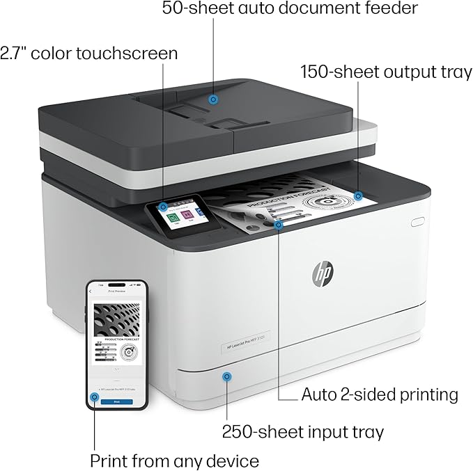 HP Laserjet Pro MFP 3101sdw Printer