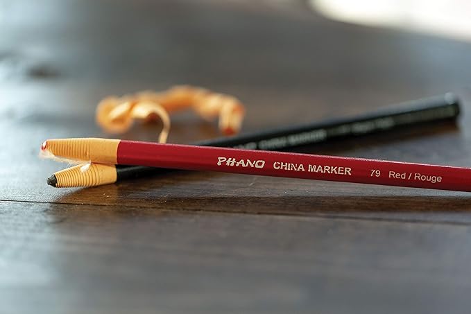 Dixon Industrial Phano Peel-Off China Marker Pencils, Green (00074) (Pack of 6, 72 Count Total)