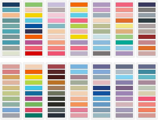 2800-Pcs Sticky/Book Tabs, Writable Morandi Translucent Book Markers Sticky Note Tabs, Repositionable Book Flags Strip, Post It Notes, Book Annotation Supplies, Annotation Tabs, File Index Tabs