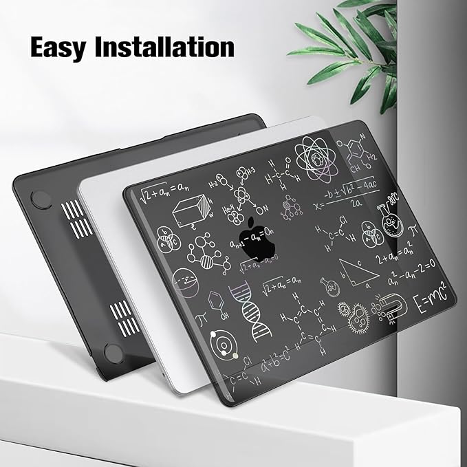 Fintie Case for MacBook Air 13.6 Inch A3113 A2681 (2022 2023 2024 Release) - Snap On Hard Shell Cover for MacBook Air 13.6" M2 M3 Chip with Liquid Retina Display and Touch ID (Formula)