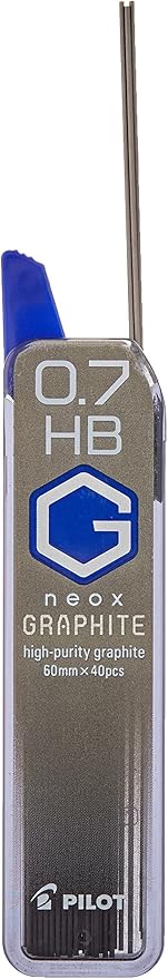 Pilot Mechanical Pencil Lead Neox Graphite 0.7mm, HB, 40 Leads (HRF7G-20-HB)