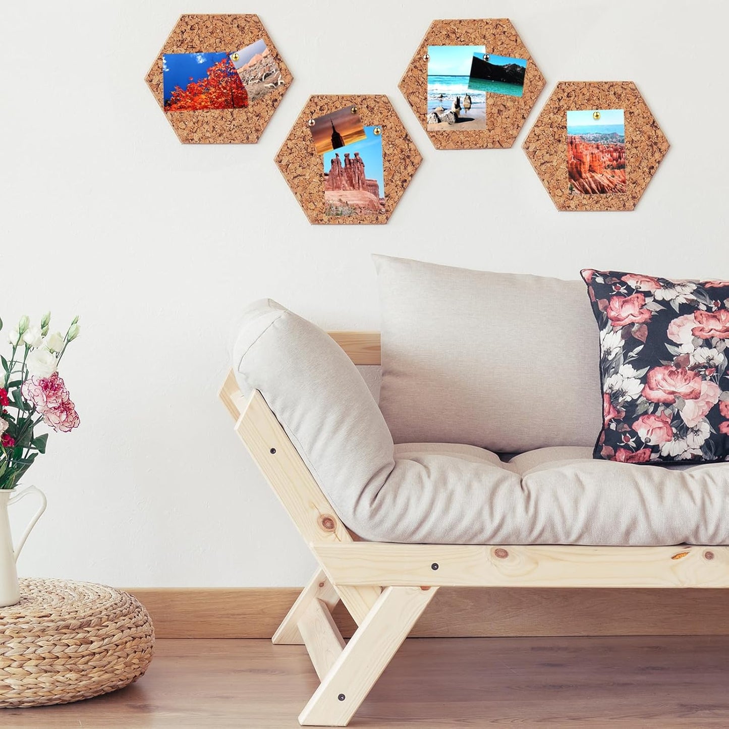 Outus 500 Pieces Map Push Pins 1/8 Inch Map Tacks Plastic Round Head Tacks with Steel Points(Metallic Color, 1/8 Inch)