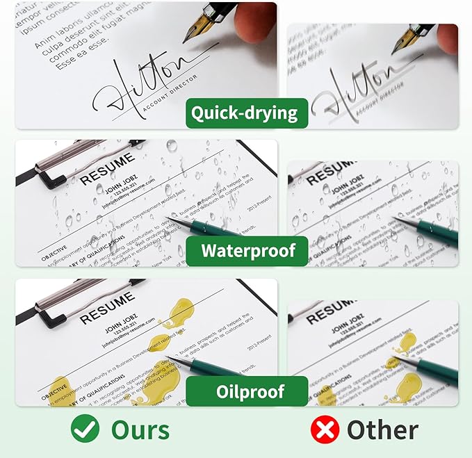 Thermal Printer Paper 8.5 x 11 Inch US Letter Size, Quick-Dry Fan-Folded Thermal Paper, Advanced Thermal Printing, Compatible with Gloryang&JADENS PD-A4 Portable Printer, 200 Sheets