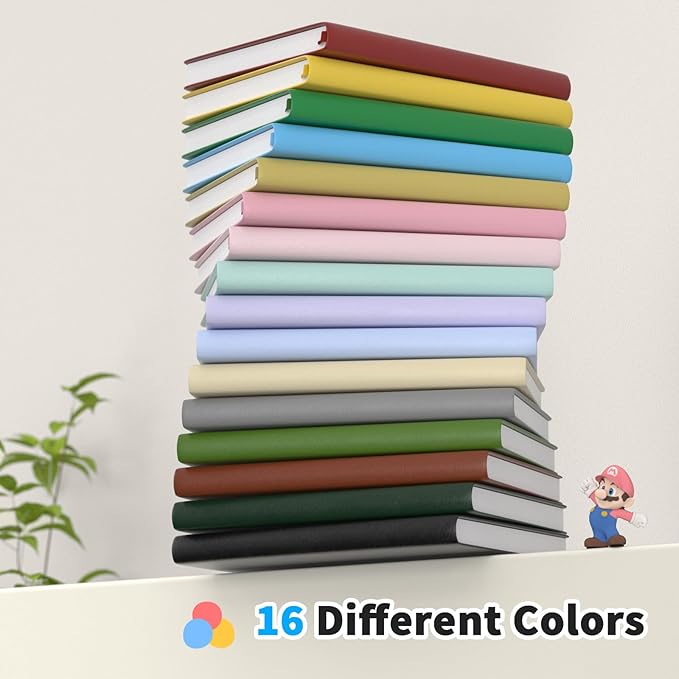 Lined Journal Notebook, 4 Pack, 180 Pages, A5 Journals for Writing, 100 GSM Thick Paper, Small Notebooks Daily Journal for Women Men Work, Business, School, Travel Supplies