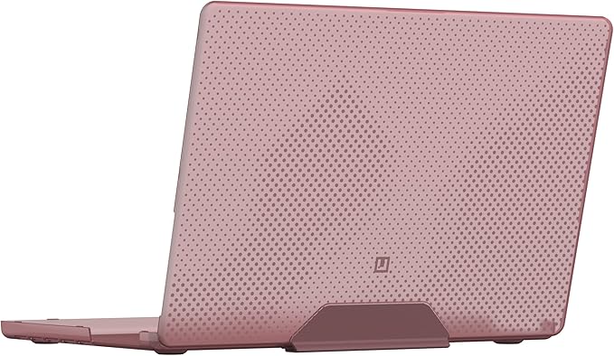 [U] by UAG Designed for MacBook Pro 16 inch Case 2021-2024 M4 M3 Max/Pro (A2991 A3403 A3186) Scratch Resistant Touch ID Dropproof Protective DOT Laptop Cover, Translucent Abuergine