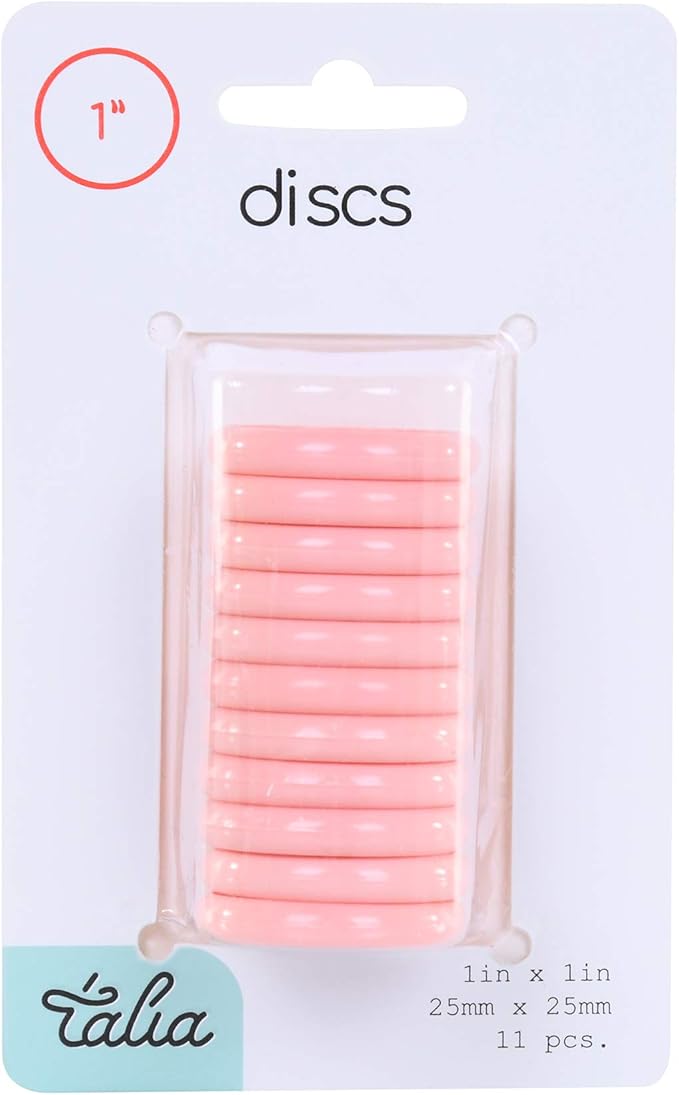 Talia Discbound Notebook - Discs (Salmon, 1Inch)