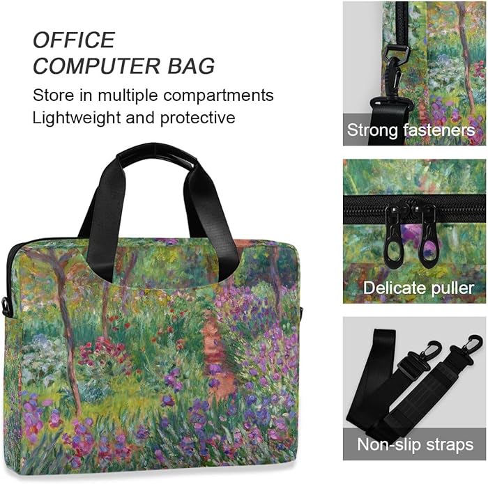 WIHVE Laptop Shoulder Bag 15 14 13inch Laptop Case Bag for Women Men