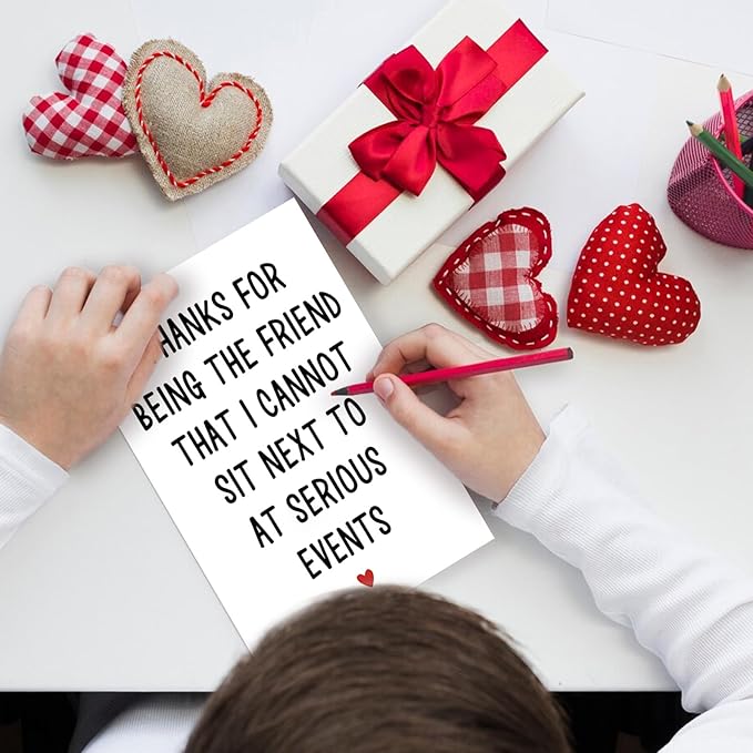 Funny Best Friend Birthday Card for Men Women, Good Ideal Gift for Him Her, Happy Friendship Birthday Card, Touching Bestie Appreciation Card