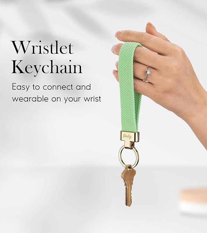 SENLLY Wristlet Lanyard, Stretchy Keychain Holder, Original Elastic Anti-Drop Design Keyring