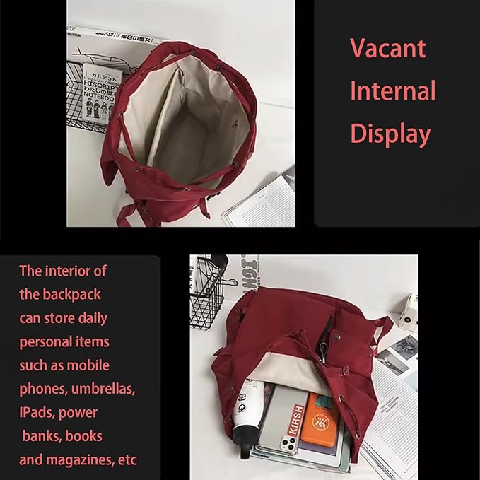 Flip Design Laptop Backpack, Waterproof and Shockproof, Daily Travel Backpack, Reddish Brown