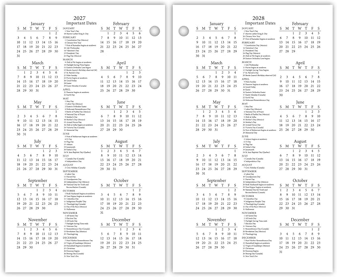 AT-A-GLANCE 2025 Desk Calendar Refill, Daily, 3-1/2" x 6", Standard, Loose-Leaf, Photographic (E4175025)
