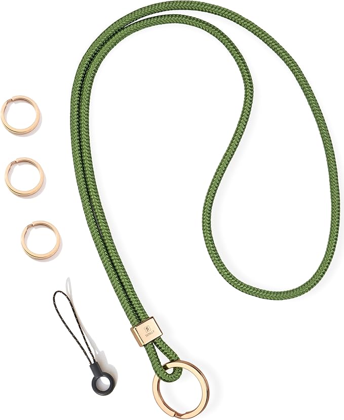 SENLLY Neck Lanyard Strap for Keys, Original Minimalist Design KeyChain Holder