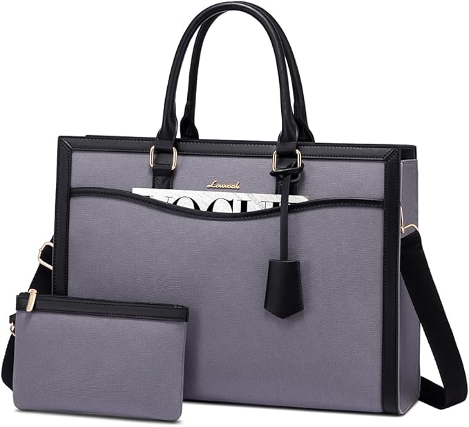 LOVEVOOK Laptop Tote Bag for Women, Office Work Bag Briefcase fit for 15.6 inch Laptop, Large Capacity Teacher Bag Handbag