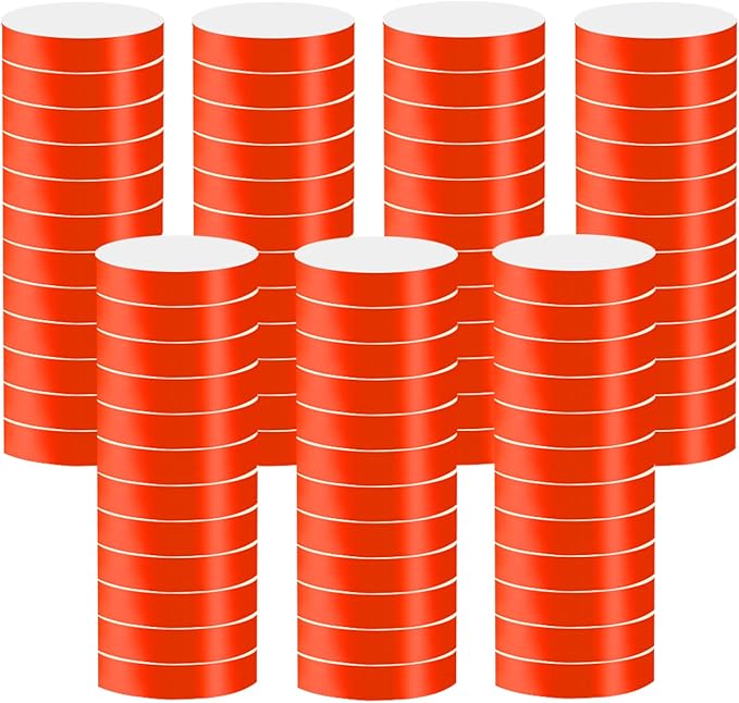 REHALY 1400 Pack Wristbands for Events Paper Wristbands Waterproof Paper Bracelets Neon Wrist Bands Colored Wristbands Adhesive Hand Bands Armbands for Concerts(Red)