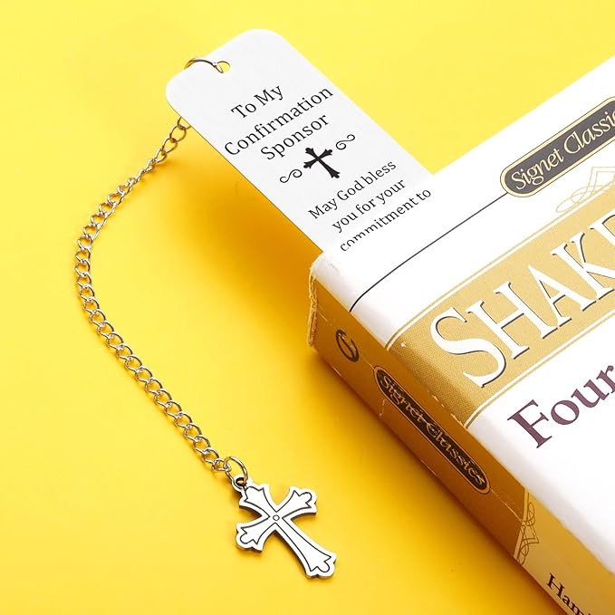 Confirmation Sponsor Gifts for Men Women Thank You Gifts Catholic Sponsor Gifts Confirmation Gifts for Teenage Girl Boys Baptism Gift for Adult Pastor Appreciation Christmas Gift Graduation