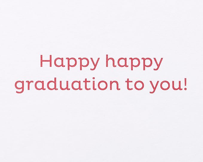 Papyrus Hello Kitty Graduation Card (Happy Happy Graduation)