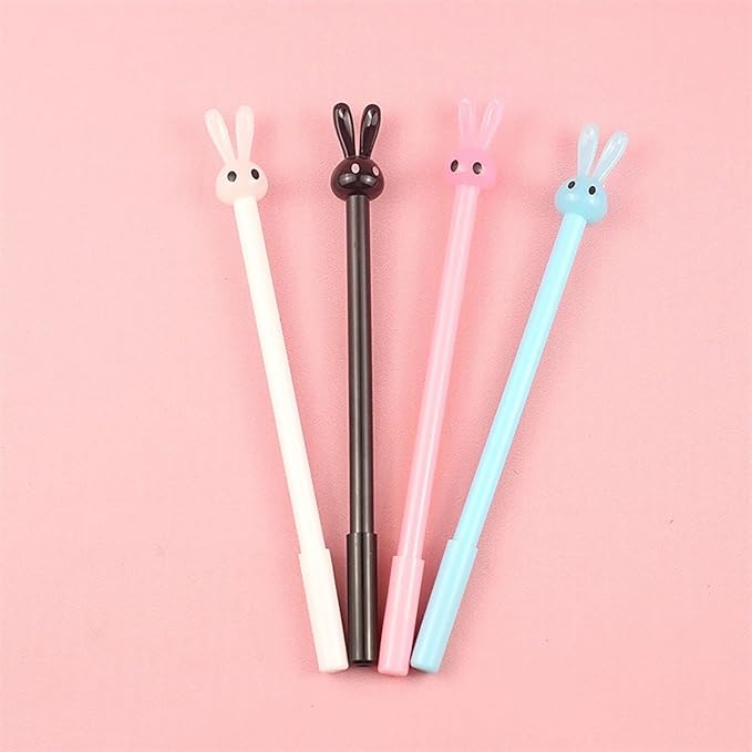 YYaaloa 12pcs Easter Pens Gel Ink Pens 0.5 mm Black Ink Novelty Pens for Child, Women Coworkers Kids Office School Home Wedding Bridal Shower Gifts Party Supplies (Easter Pens 12pcs)